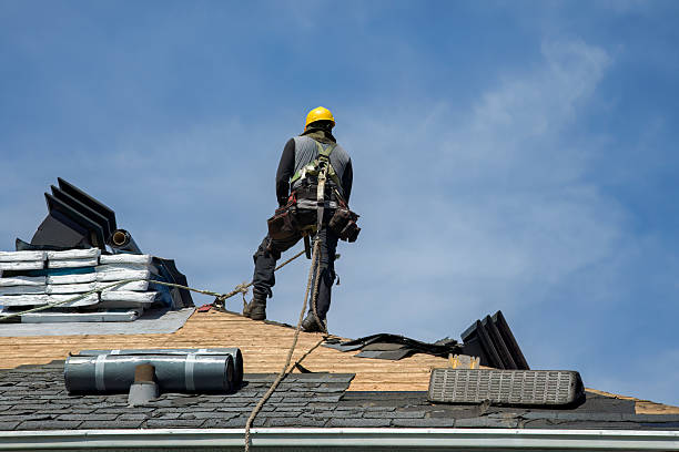 Professional Roof Replacement technician working in Canutillo, TX